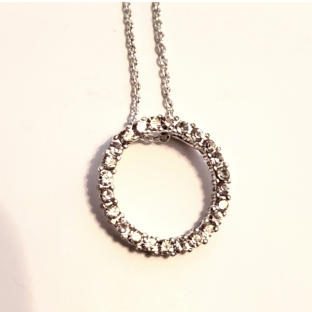CZ Circle Necklace